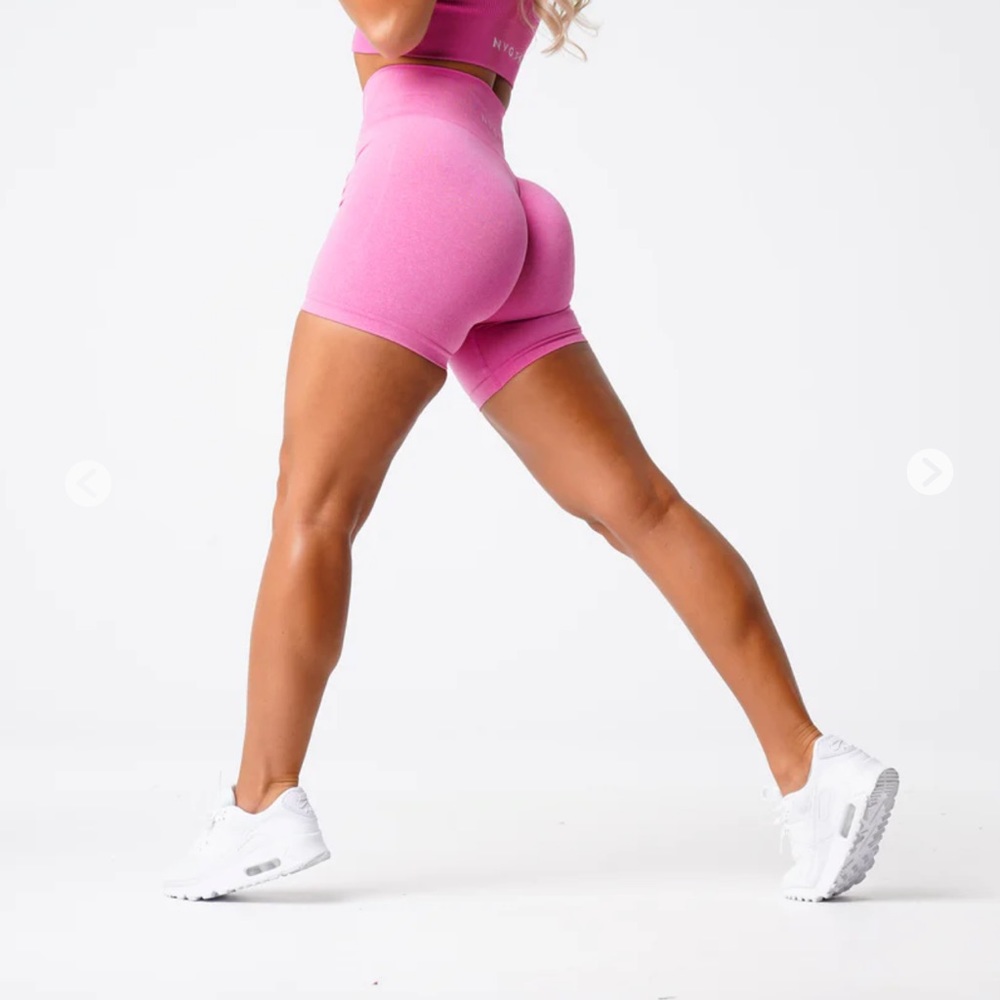 Bubblegum Pink NVGTN Pro Seamless Shorts